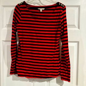 Red and Blue Women’s Medium Banana Republic Shirt